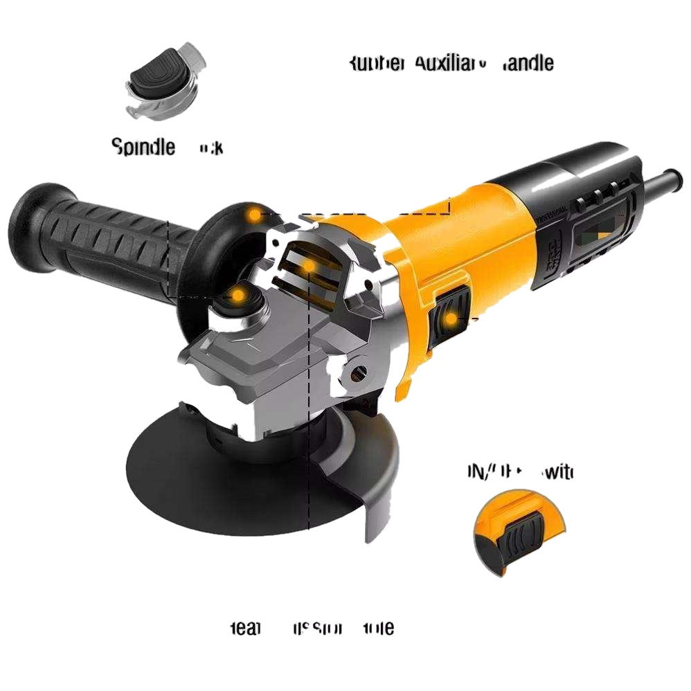 Wired Angle Grinder